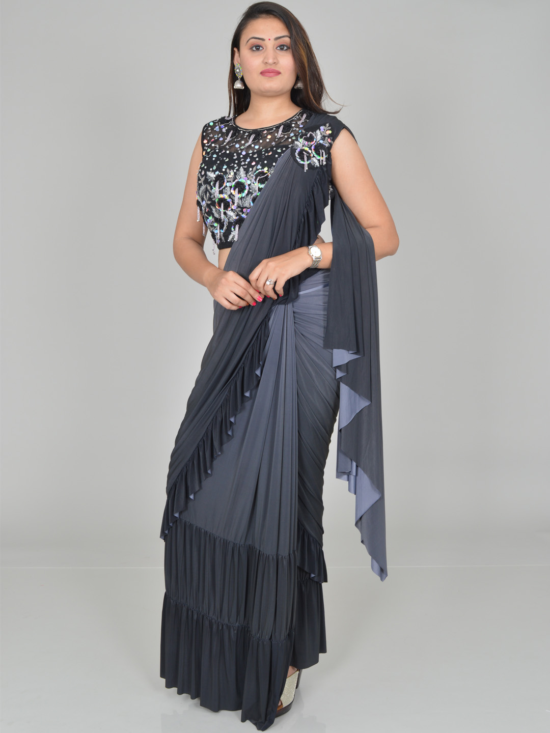 fancy suit and saree